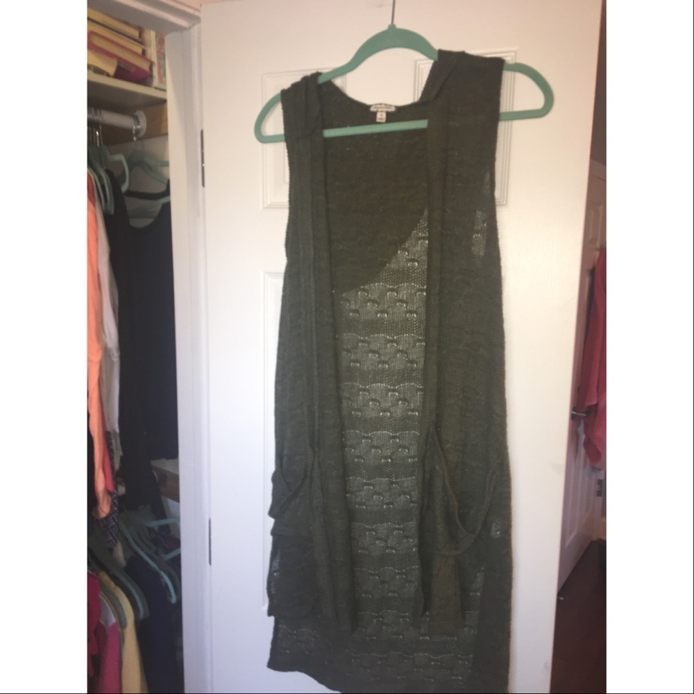 Green Sweater Vest